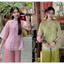 SET CÁCH TÂN ÁO TƠ THÊU HOA NỚI KÈM QUẦN DÀI SUÔNG , mặc tết, ,đi chùa, lễ hội,chụp Shop TiNa Fashion Shop Uyên Fa