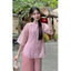 SET CÁCH TÂN ÁO TƠ THÊU HOA NỚI KÈM QUẦN DÀI SUÔNG , mặc tết, ,đi chùa, lễ hội,chụp Shop TiNa Fashion Shop Uyên Fa