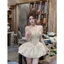 Đầm 2 Dây Phối Ren Thiết Kế Xoè Bồng Sang Chảnh - Mặc Dự Tiệc/Đi Chơi/Check-in, Cực Xinh Shop Uyên Fashion