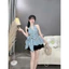 Set Nữ Áo Yếm Nơ Eo Mix Chân Váy Dáng Bí Sang Chảnh | Phù Hợp Dạo Phố, Đi Biển Dịp Hè Shop Uyên Fashion