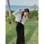 Set đầm body đuôi cá cổ yếm phối áo ren lưới – Tôn dáng quyến rũ, nổi bật khi dạo biển 🌊 Shop Uyên Fashion