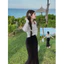 Set đầm body đuôi cá cổ yếm phối áo ren lưới – Tôn dáng quyến rũ, nổi bật khi dạo biển 🌊 Shop Uyên Fashion