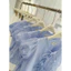 {tăng quà} Set đồ xinh Áo sơ mi cổ tròn tay phồng phối quần lụa ống suông. Shop Uyên Fashion