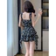 Đầm váy nữ hai dây mix dáng váy xòe tầng ngắn họa tiết hoa nhẹ nhàng dành cho các nàng diện đi biển, đi chơi, đi t