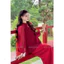 Set Pháp Phục Thun Tơ Thêu Hoa Nổi Phối Quần Tuyết Nhung Dáng Suông – Bộ Áo Dài Đi Chùa, Đi Lễ Tết 2026 | TiNa Fas
