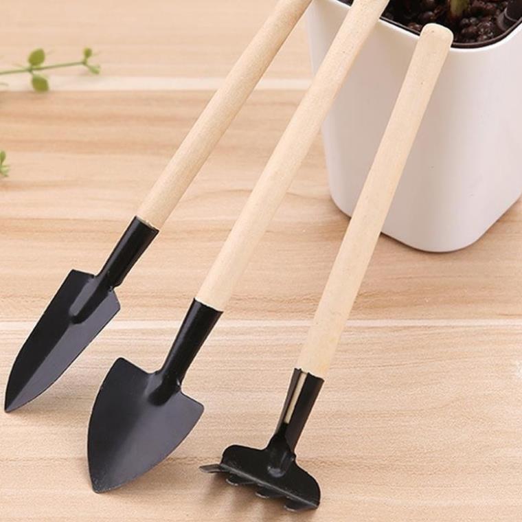 Bộ Cuốc Xẻng Mini 3 Món , Trồng Cây Cảnh, Làm Vườn, Trồng Rau, Chăm Sóc Cây Cảnh Bonsai