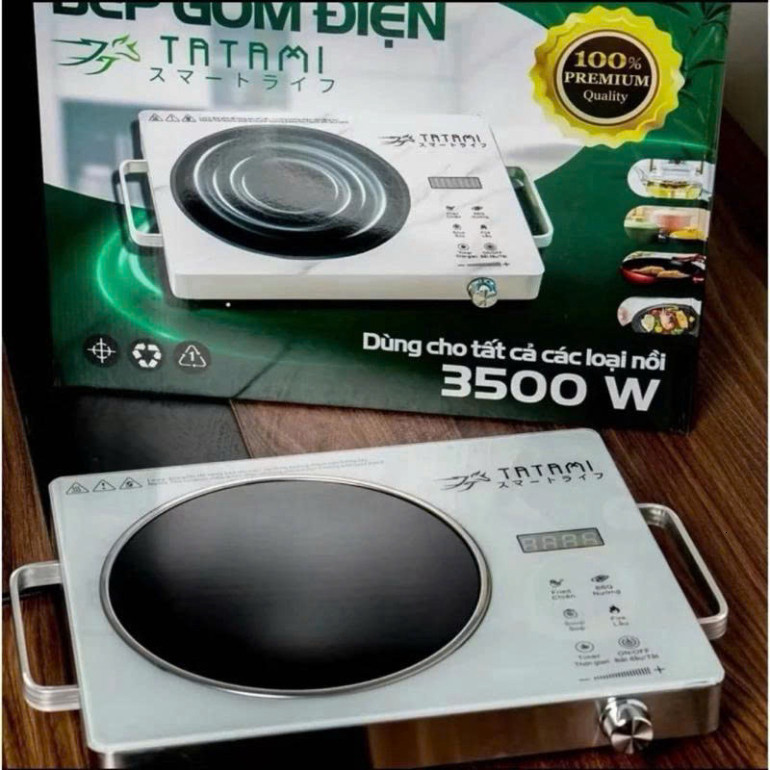 Bếp Gốm Hồng Ngoại Cao Cấp TATAMI Cảm Ứng Đa Chức Năng Công Suất 3500W , Không Kén Nồi ,Siêu Tiết Kiệm Điện