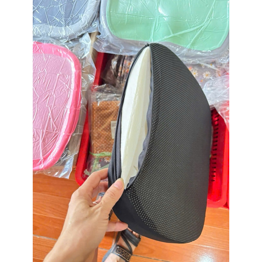 Đệm ngồi văn phòng chống đau hông - Đệm lót ghế êm giảm đau lưng, chống trượt ttam ntt95