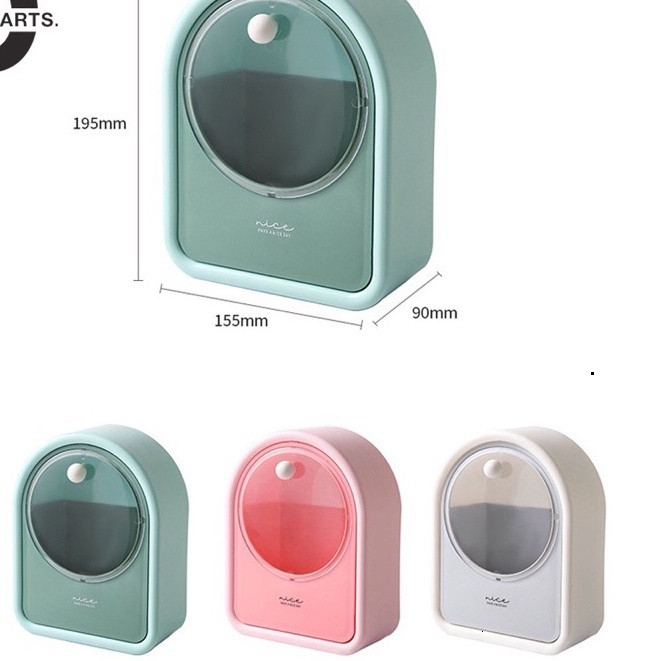 Hộp đựng bông tẩy trang GẮN TƯỜNG tiện lợi ntt95