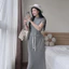 Set Bộ Nữ Áo Thun Basic Mix Chân Váy Dài Ống Suông HCOM27176 - Đồ Bộ Nữ Thời Trang Thanh Lịch JEMMY STYLE