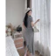 Set Bộ Nữ Áo Thun Basic Mix Chân Váy Dài Ống Suông HCOM27176 - Đồ Bộ Nữ Thời Trang Thanh Lịch JEMMY STYLE