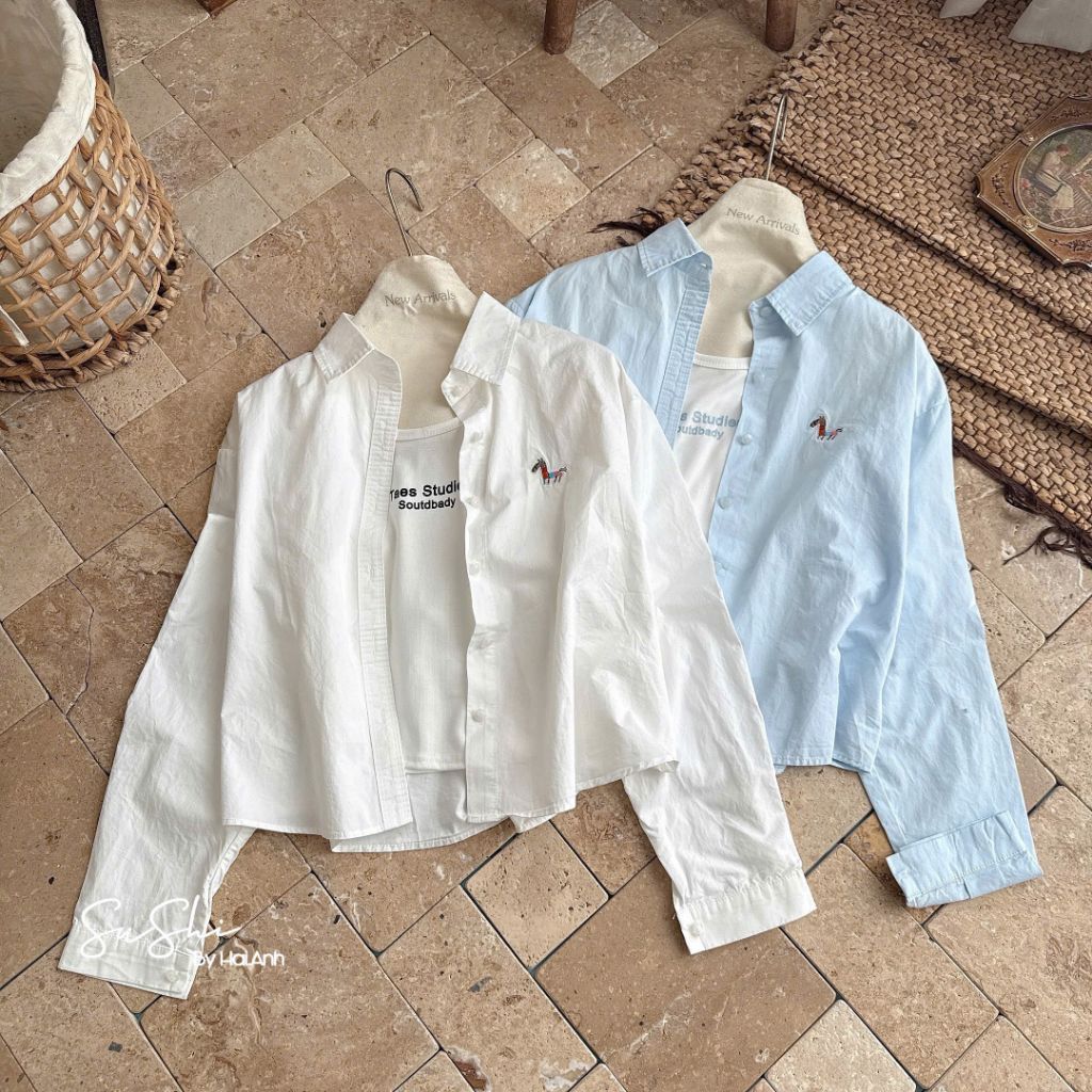 [𝑯𝒂 𝑨𝒏𝒉] Sét Áo Sơ Mi Tang Ngựa QCL1