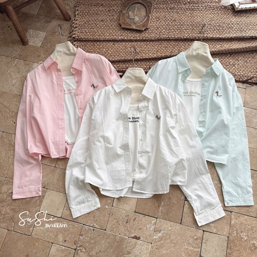 [𝑯𝒂 𝑨𝒏𝒉] Sét Áo Sơ Mi Tang Ngựa QCL1