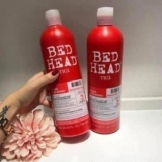 Dầu Gội Xả Tigi Đỏ Bed Head Phục Hồi Cấp Độ 3 - 750ml Cặp Dầu Gội Đầu Xả Phục Hồi Tóc Hư Tổn Eli Eli