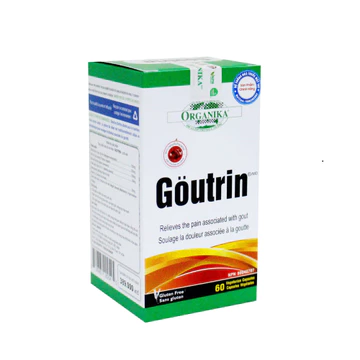 Viên uống hỗ trợ bệnh gout ORGANIKA GOUTRIN Hỗ trợ giảm đau xương khớp do gout, giảm acid uric 60 viên