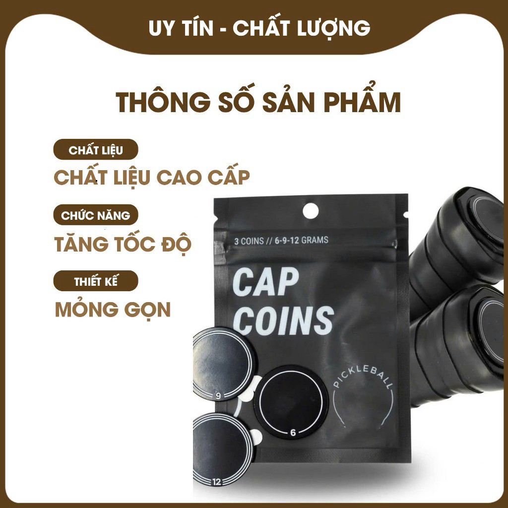 Chì Dán chuôi Vợt Tăng Tốc Độ Và Lực Đánh, Chì Dán Vợt Chơi Pickleball, Tennis, Padel