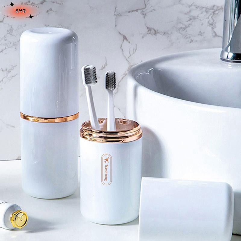 Du lịch xách tay bàn chải đánh răng cốc phòng tắm kem đánh răng chủ lưu trữ trường hợp hộp Tổ chức đồ dùng cá nhân aleee