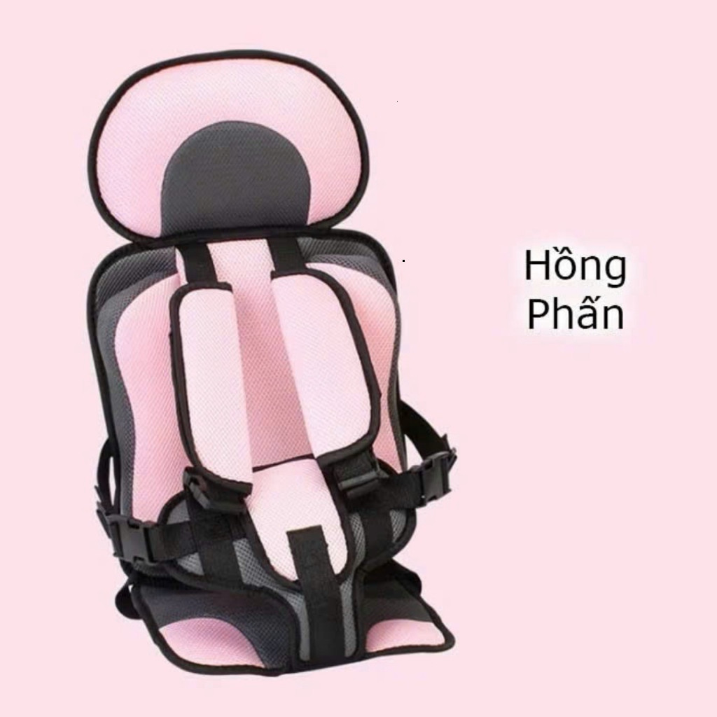 Đệm Ghế hỗ trợ ngồi ô tô cho bé từ 2-8 tuổi - Đai an toàn cho em bé, trẻ em trên xe hơi - phù hợp mọi loại xe ntt95