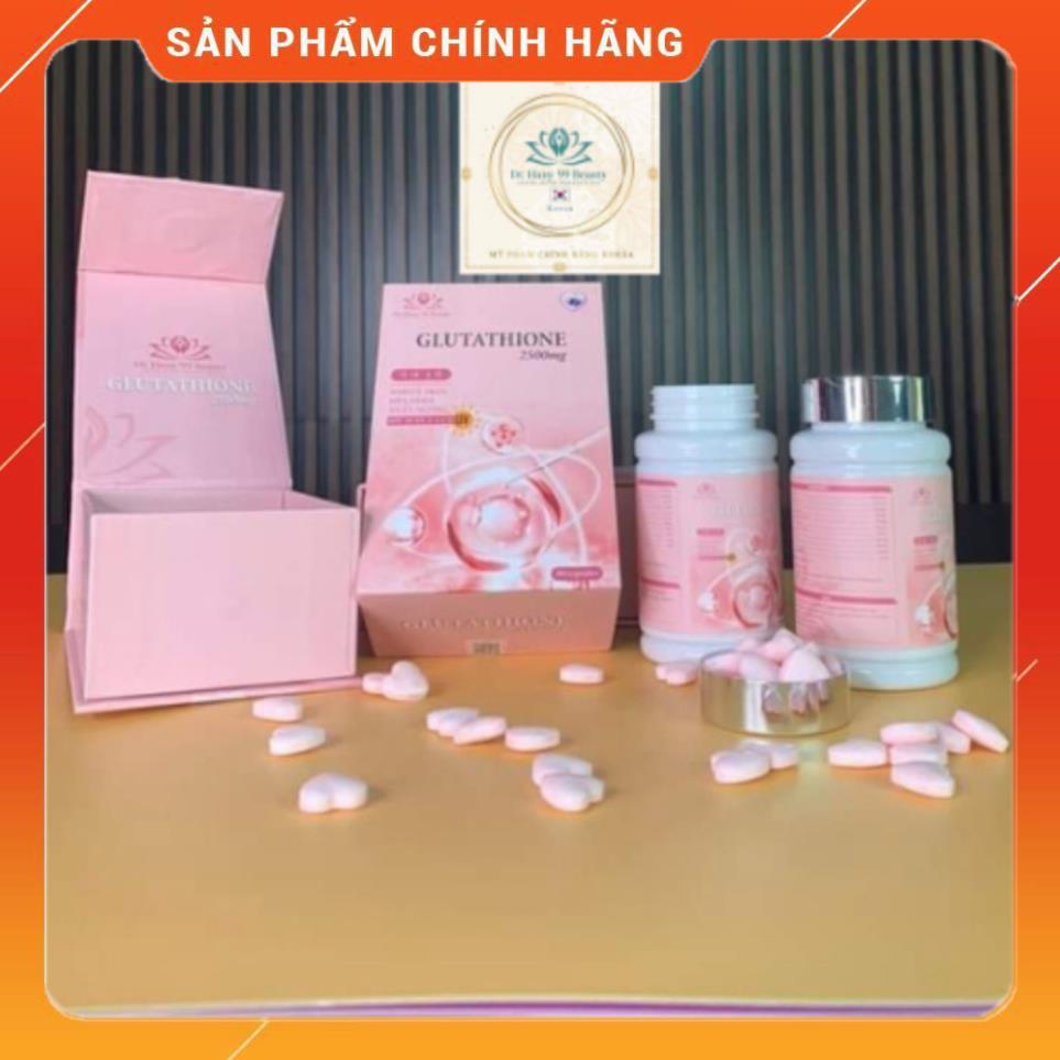 glutathione 2500mg [GIÁ SỈ] Viên uống DR.HANY 99 Beauty siêu hủy nám, trắng da, thải độc hộp 60 viên collagen booster skincare