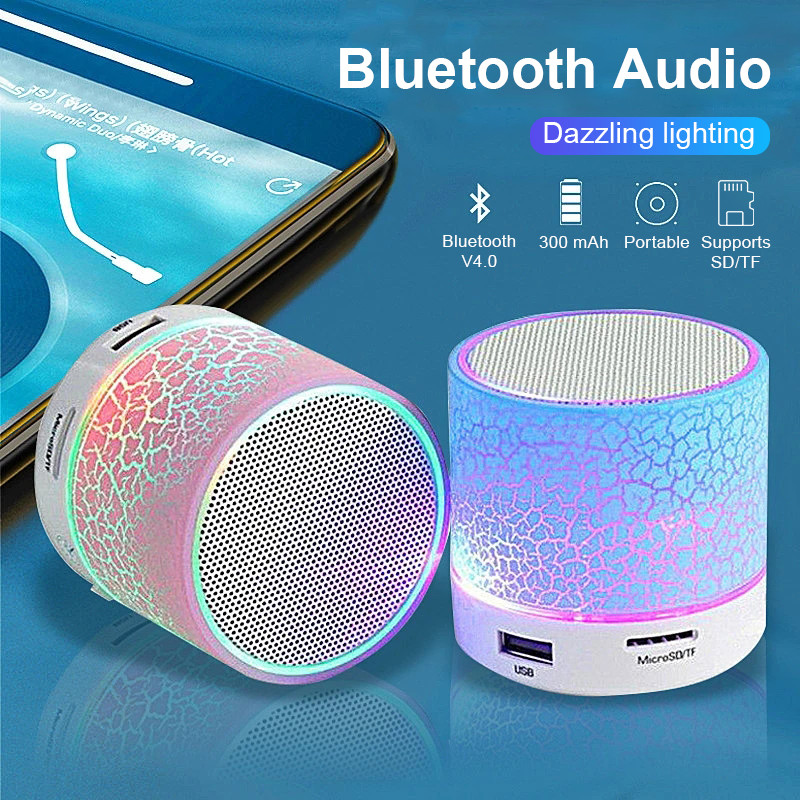 Loa Bluetooth Mini Không Dây,Trứng Nhấp Nháy nghe nhạc,công nghệ blutooth 5.0 Tặng Kèm Dây