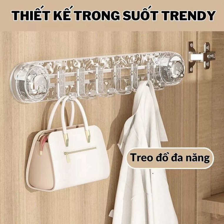 Móc treo đồ đa năng hút chân không chịu lực không cần khoan đục  di động tái sử dụng nhiều lần ntt95