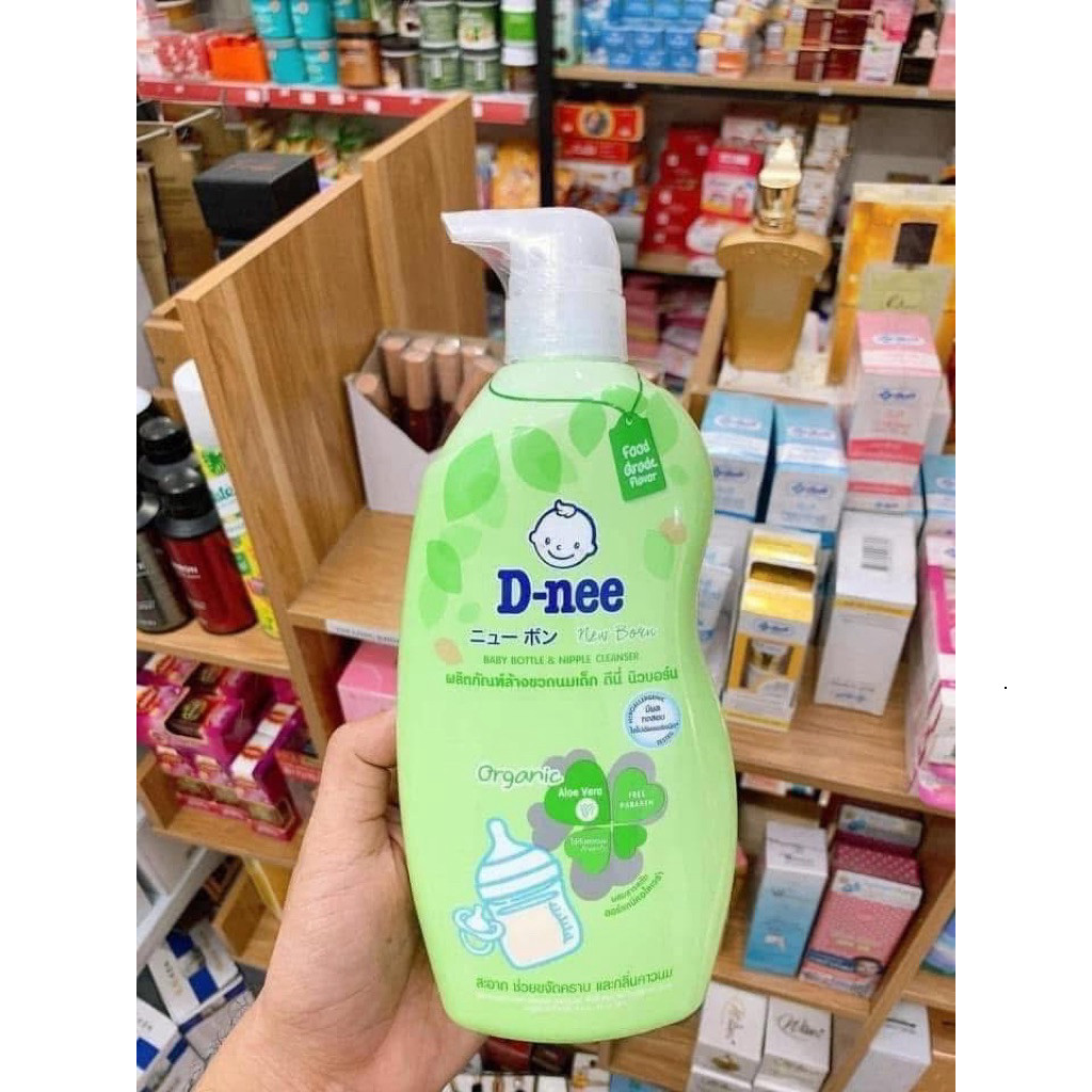 Nước rửa bình sữa Dnee Organic an toàn cho bé, làm sạch hiệu quả 620ml(bình) / 550ml (túi) mẫu mới cho bé yêu