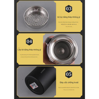 [TẶNG TÚI] Bình giữ nhiệt inox 1000ml HiLOGI KITCHEN, bình nước inox chống xước giữ nhiệt lạnh 20g, nóng 10h