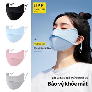 Khẩu Trang Che Gò Má Chống Nắng | Vải Nhẹ Thoáng | Co Giãn Dễ Đeo | Không Bí | Dùng Hằng Ngày