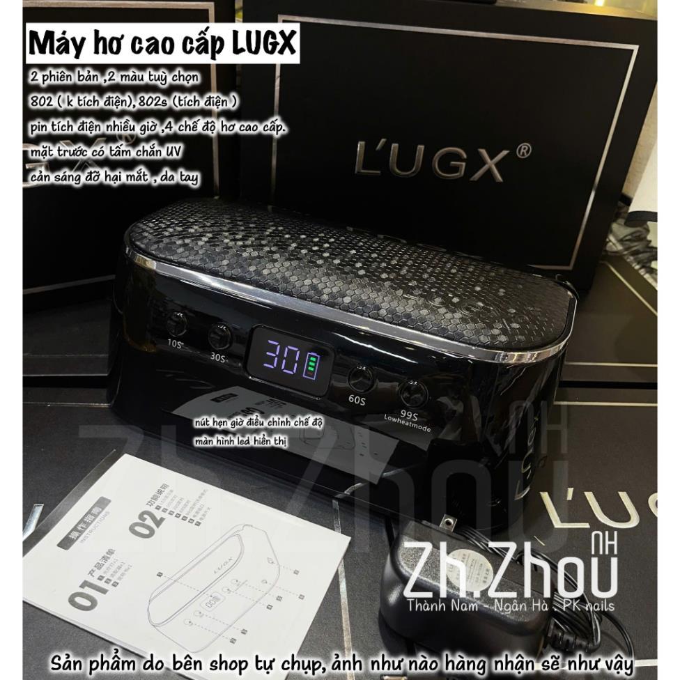 Máy hơ tích điện cao cấp LUGX 802s , máy hơ nail cao cấp LUGX 802,máy hơ nail cao cấp.
