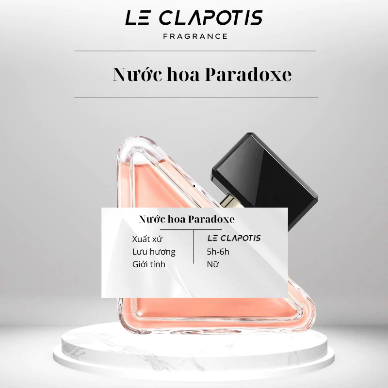 Tinh dầu Nước hoa nữ Paradoxe EDP 20ml hương hoa cỏ Nữ tính, Ngọt ngào, Quyến rũ