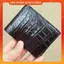 Ví Mini 1 Mặt Da Bụng Cá Sấu MoonLeather ll Size 8*10.5Cm || Nhỏ Gọn Không Vừa Giấy Tờ Cũ || Mã CW18B