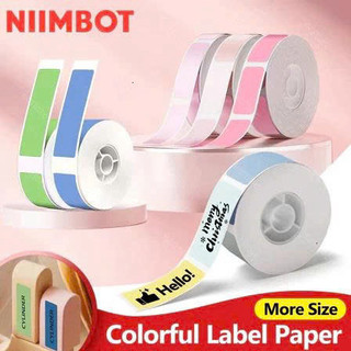 Giấy in tem nhãn màu NIIMBOT 15x30mm – 230 tem/cuộn – Sticker in nhiệt không cần mực, chống nước, nhiều màu sắc