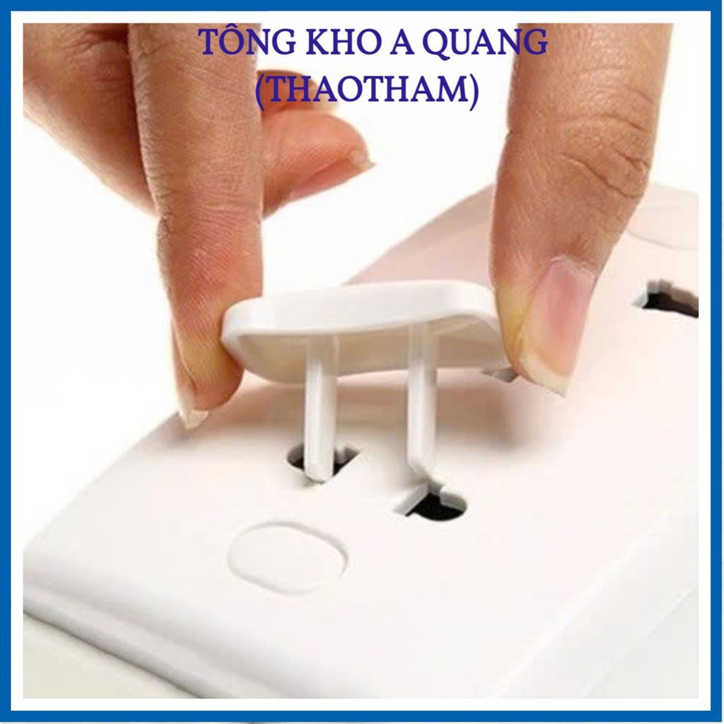 THIẾT BỊ BẢO VỆ Ổ ĐIỆN CHỐNG GIẬT CHỐNG BỤI CHO NHÀ CÓ TRẺ NHỎ, DỄ THÁO LẮP VÀ BẢO QUẢN - Set 20 Nút Bịt Ổ Điện 2 Chân,