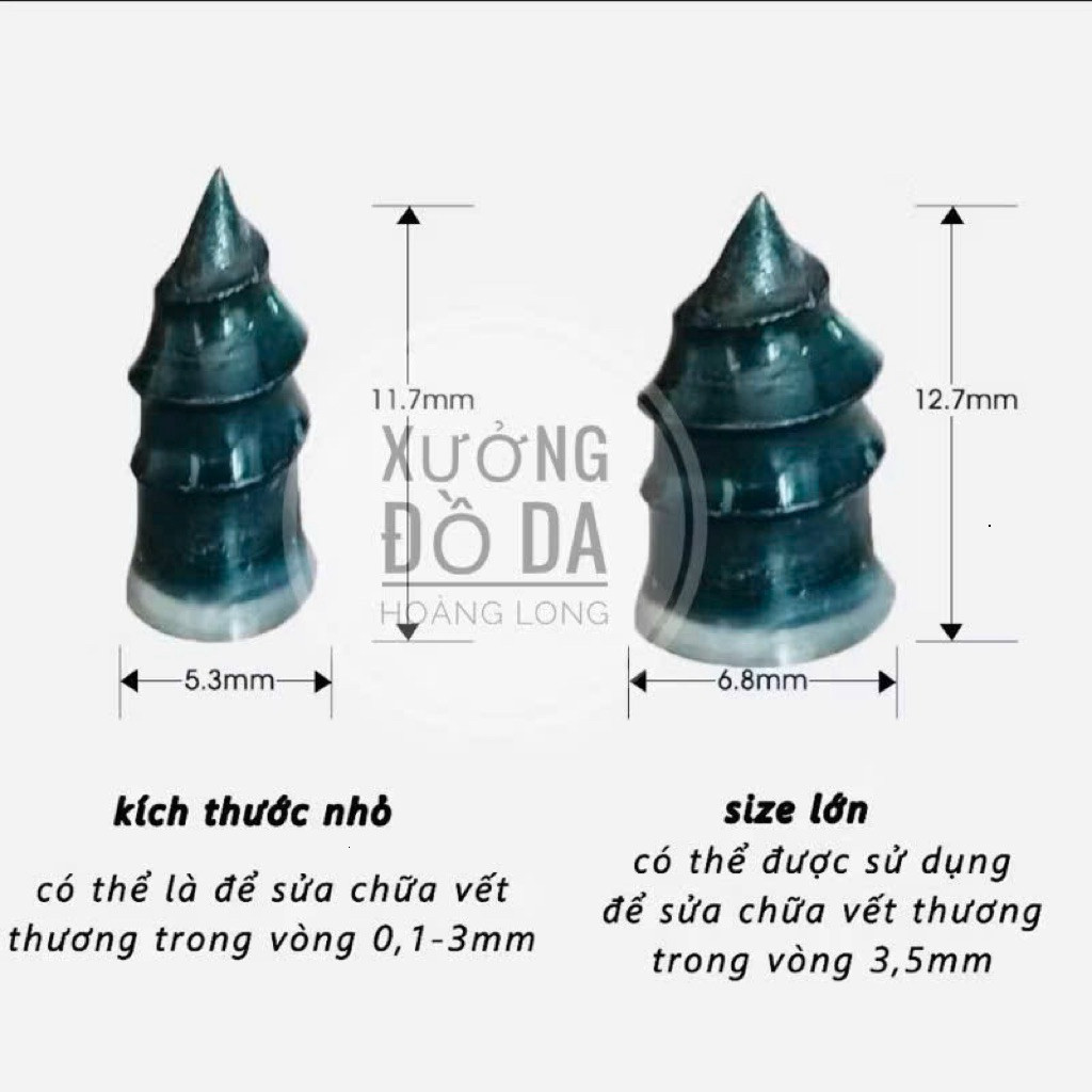 Bộ Dụng Cụ Đinh Vít Vá Lốp Xe Không Săm Khẩn Cấp Cho Ô Tô, Mô Tô, Xe Hơi, Xe Máy [ Kèm Kìm và Vít ] hh ntt95