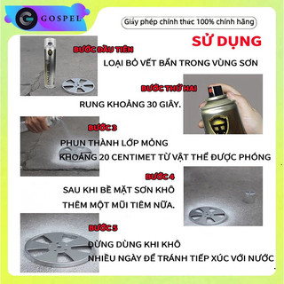 [Hỏa Tốc HCM] [Loại Tốt] Chai xịt Chrome mạ kim loại thép không gỉ đặc biệt phun sơn siêu sáng bóng 350 ml