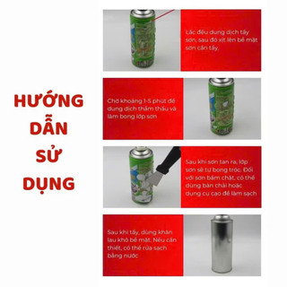 [Hỏa Tốc HCM] Bình Xịt Làm Sạch Sơn Đa Năng Trên Mọi Chất Liệu 500ml Chính Hãng