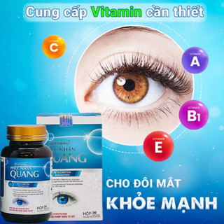 Viên Uống Phục Nhãn Quang - Hỗ Trợ Chống Lão Hóa Mắt, Giảm Nguy Cơ Thoái Hóa Điểm Vàng, Đục Thủy Tinh Thể Ở Người Già