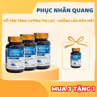 Viên Uống Phục Nhãn Quang - Hỗ Trợ Chống Lão Hóa Mắt, Giảm Nguy Cơ Thoái Hóa Điểm Vàng, Đục Thủy Tinh Thể Ở Người Già