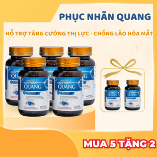 Viên Uống Phục Nhãn Quang - Hỗ Trợ Chống Lão Hóa Mắt, Giảm Nguy Cơ Thoái Hóa Điểm Vàng, Đục Thủy Tinh Thể Ở Người Già