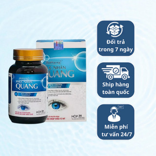 Viên Uống Phục Nhãn Quang - Hỗ Trợ Chống Lão Hóa Mắt, Giảm Nguy Cơ Thoái Hóa Điểm Vàng, Đục Thủy Tinh Thể Ở Người Già