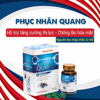 Viên Uống Bổ Mắt Phục Nhãn Quang - Hỗ Trợ Giảm Khô Mắt, Nhức Mỏi, Bảo Vệ Thị Lực Trước Ánh Sáng Xanh Chính Hãng