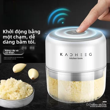 Máy xay tỏi điện mini của Đức, máy chế biến thức ăn trẻ em, máy chế biến thực phẩm gia đình, máy ép tỏi, máy xay thịt đa