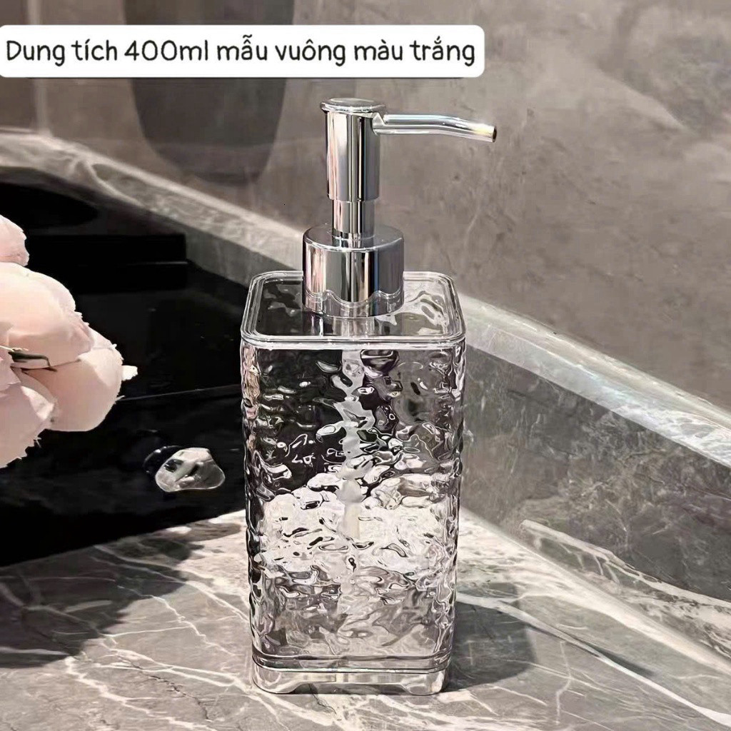 Lọ Chiết Xà Phòng đựng nước rửa tay  Nhấn , Chai Chiết Dầu Gội, Sữa Tắm Nhỏ Gọn Tiện Lợi đ.anh ntt95