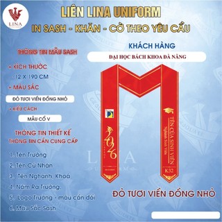 IN THEO YÊU CẦU SASH TỐT NGHIỆP ĐẠI HỌC BÁCH KHOA