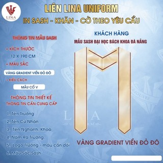IN SASH TỐT NGHIỆP THEO YÊU CẦU