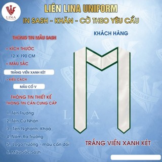 IN THEO YÊU CẦU SASH TỐT NGHIỆP TP HCM