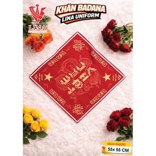 in Khăn Bandana theo yêu cầu | Vải lụa latin | Số Lượng Ít