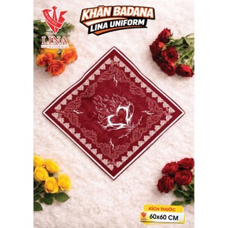 IN KHĂN BADANA  THEO YÊU CẦU SIZE 60X60, 70X70, 55X55