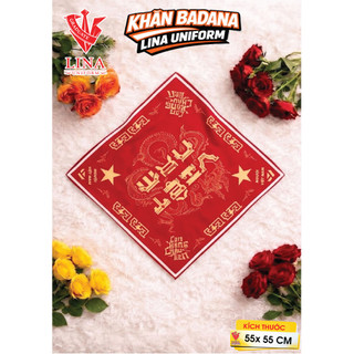 IN KHĂN BADANA  THEO YÊU CẦU SIZE 60X60, 70X70, 55X55