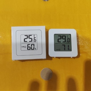 Máy Đo Nhiệt Độ Độ Ẩm Phòng Ngủ Nhiệt Ẩm Kế Treo Tường Mini Tiện Lợi Bảo Vệ Sức Khỏe Cho Bé